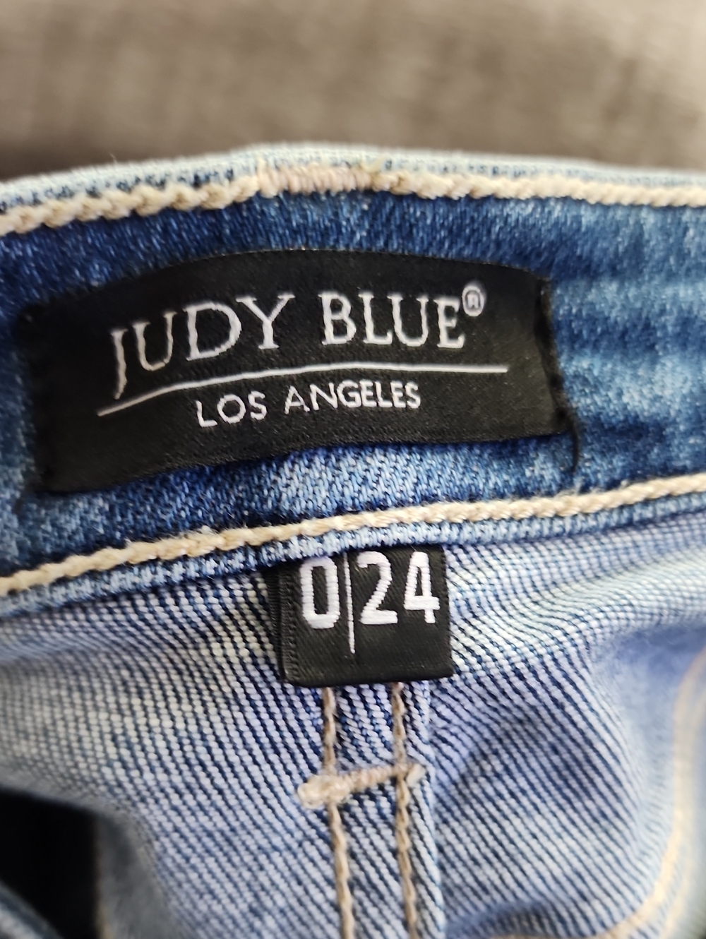 Judy Blue High-Rise Light Wash Button-Fly Jeans - Picture 6 of 6